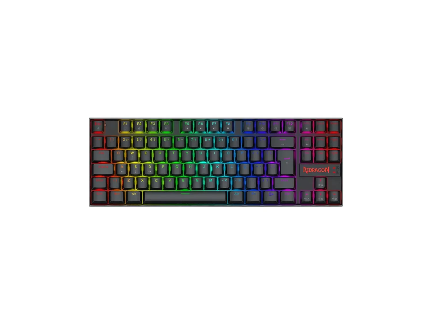 Teclado Gamer Mecánico Redragon Kumara K552RGB-1, Color Negro, Español 1