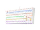 Teclado Gamer Mecánico Redragon Kumara K552W-RGB, Color Blanco, Español - Miniatura 2