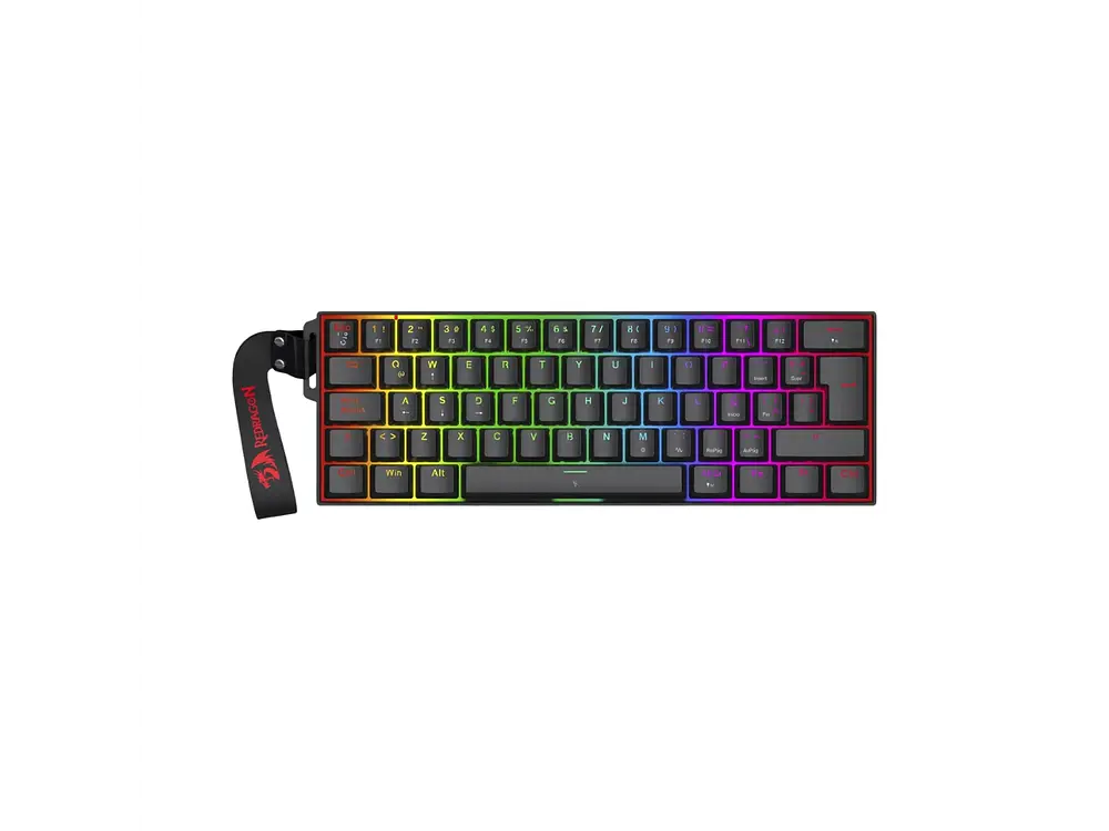 Teclado Gamer Magnético Redragon Fizz K617 Rgb, Español 1