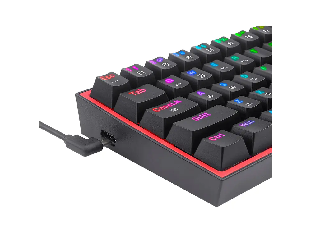 Teclado Gamer Redragon Fizz K617 PRO Rgb, Wireless, Español, Wireless 3