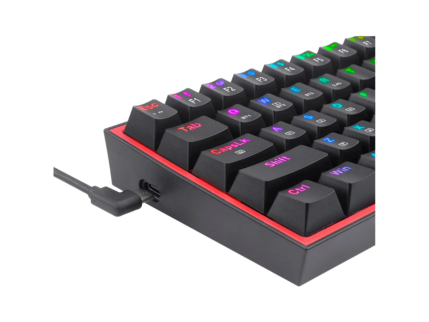 Teclado Gamer Redragon Fizz K617 PRO Rgb, Wireless, Español, Wireless 3