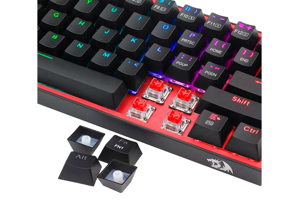 Teclado Gamer Redragon Fizz K617 PRO Rgb, Wireless, Español, Wireless 4