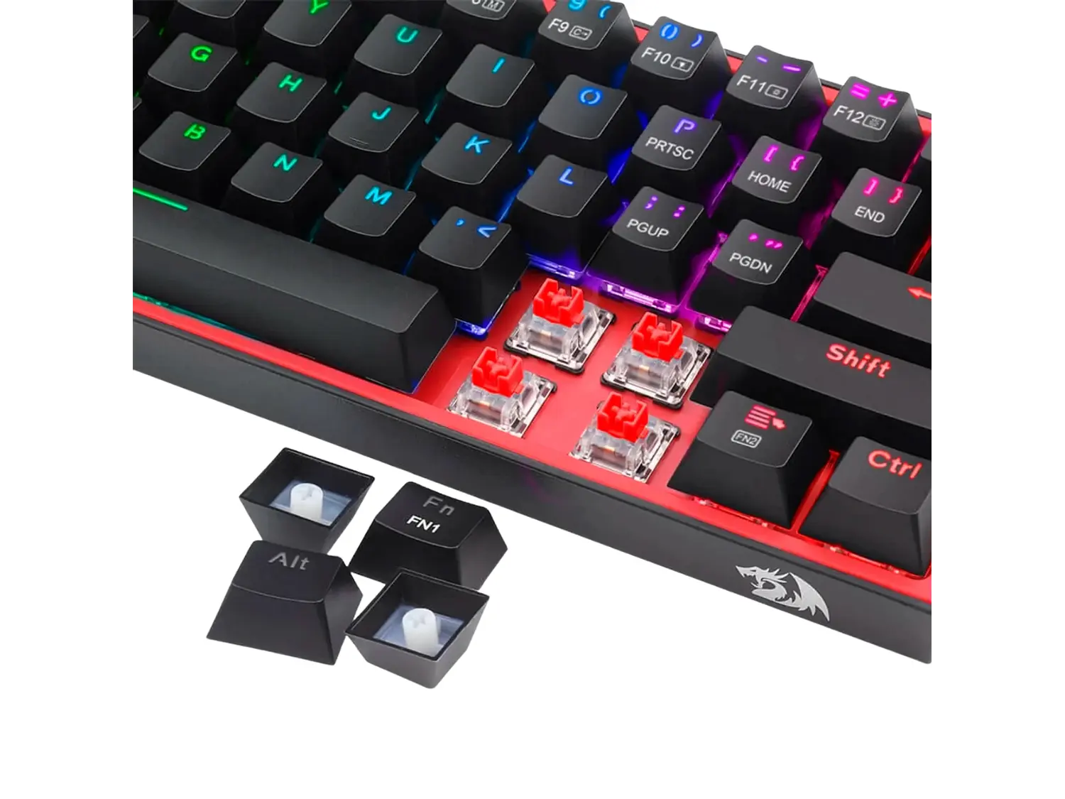 Teclado Gamer Redragon Fizz K617 PRO Rgb, Wireless, Español, Wireless 4