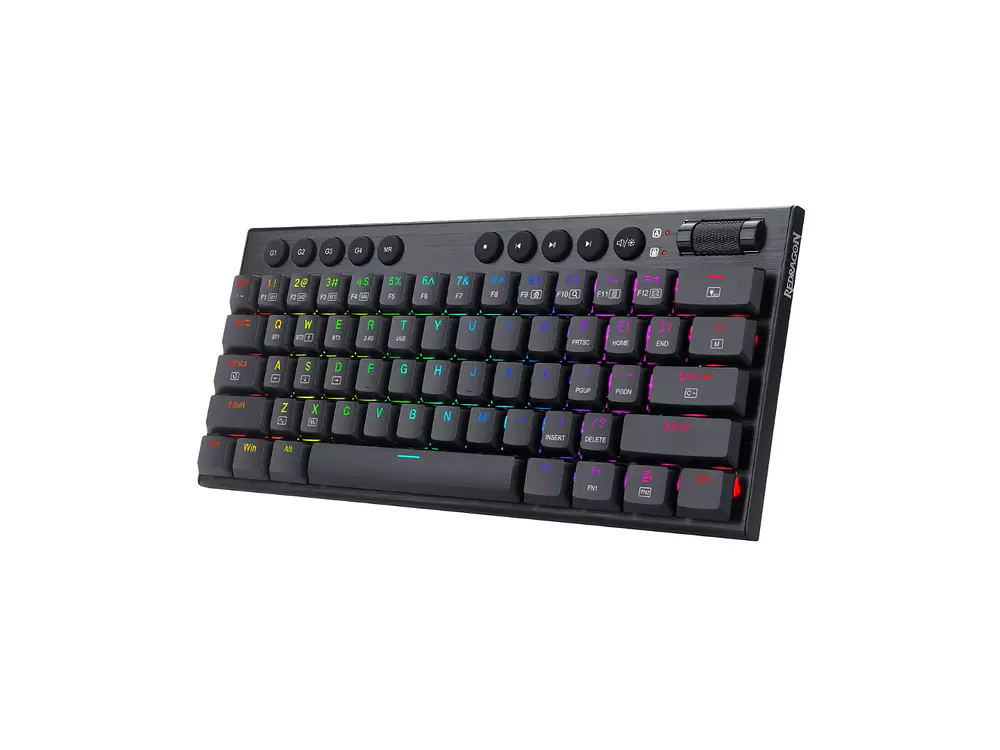 Teclado Inalámbrico Redragon K632 Horus Mini Pro Low Profile, Switch Red 1