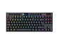 Teclado Mecánico Inalámbrico Redragon Horus K621 TKL 80%, Español, RGB, Switch Red, Color Negro - Miniatura 1