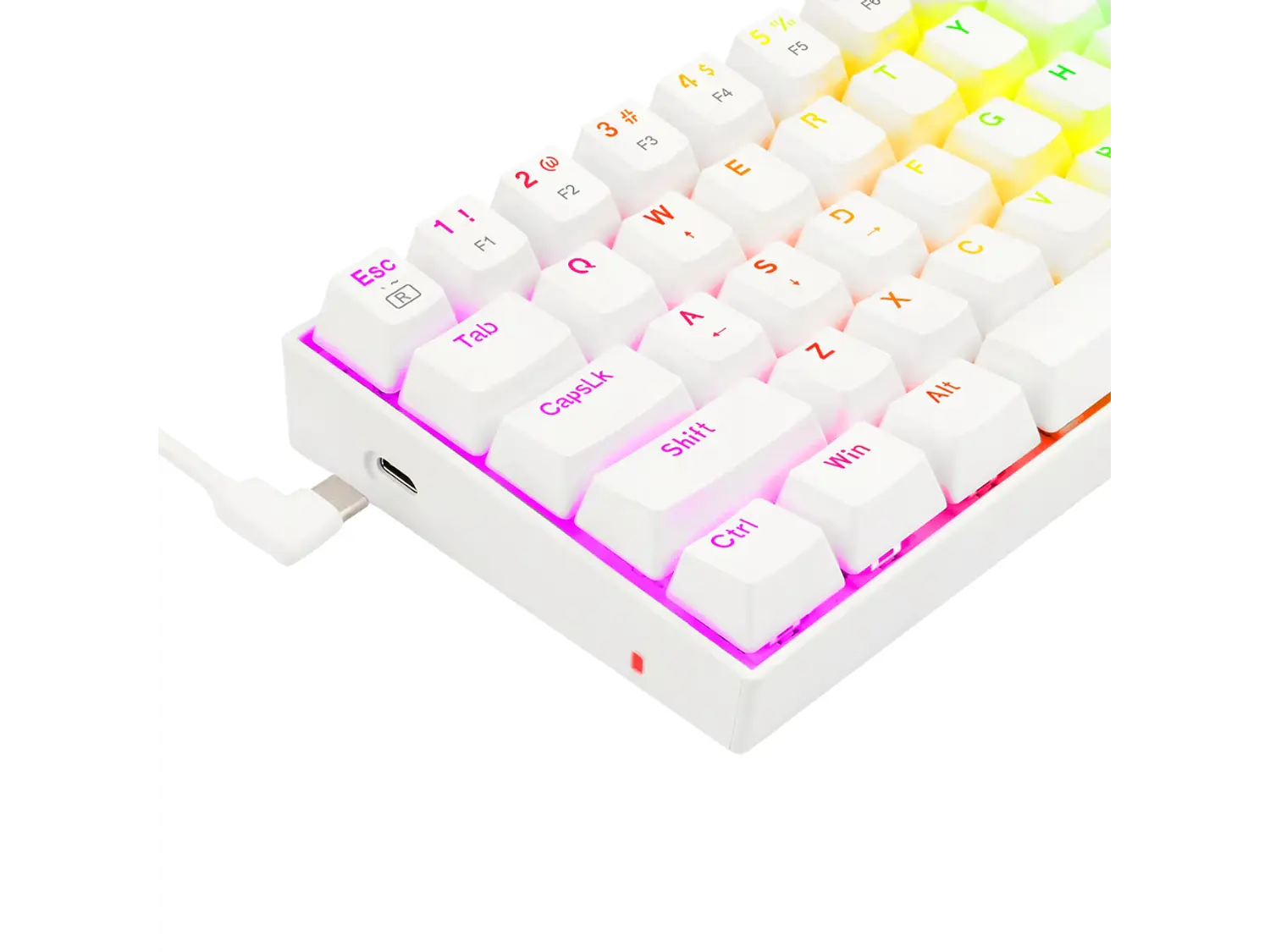 Teclado Redragon Dragonborn K630W RGB, Brown White Español 3