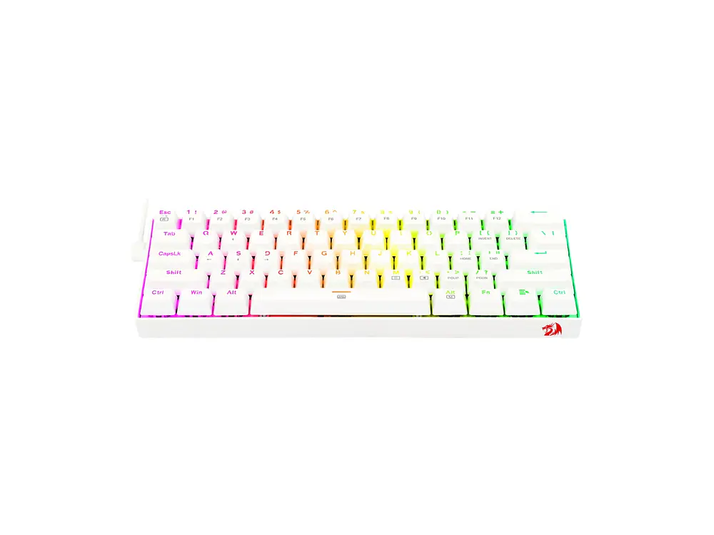 Teclado Redragon Dragonborn K630W RGB, Brown White Español 2