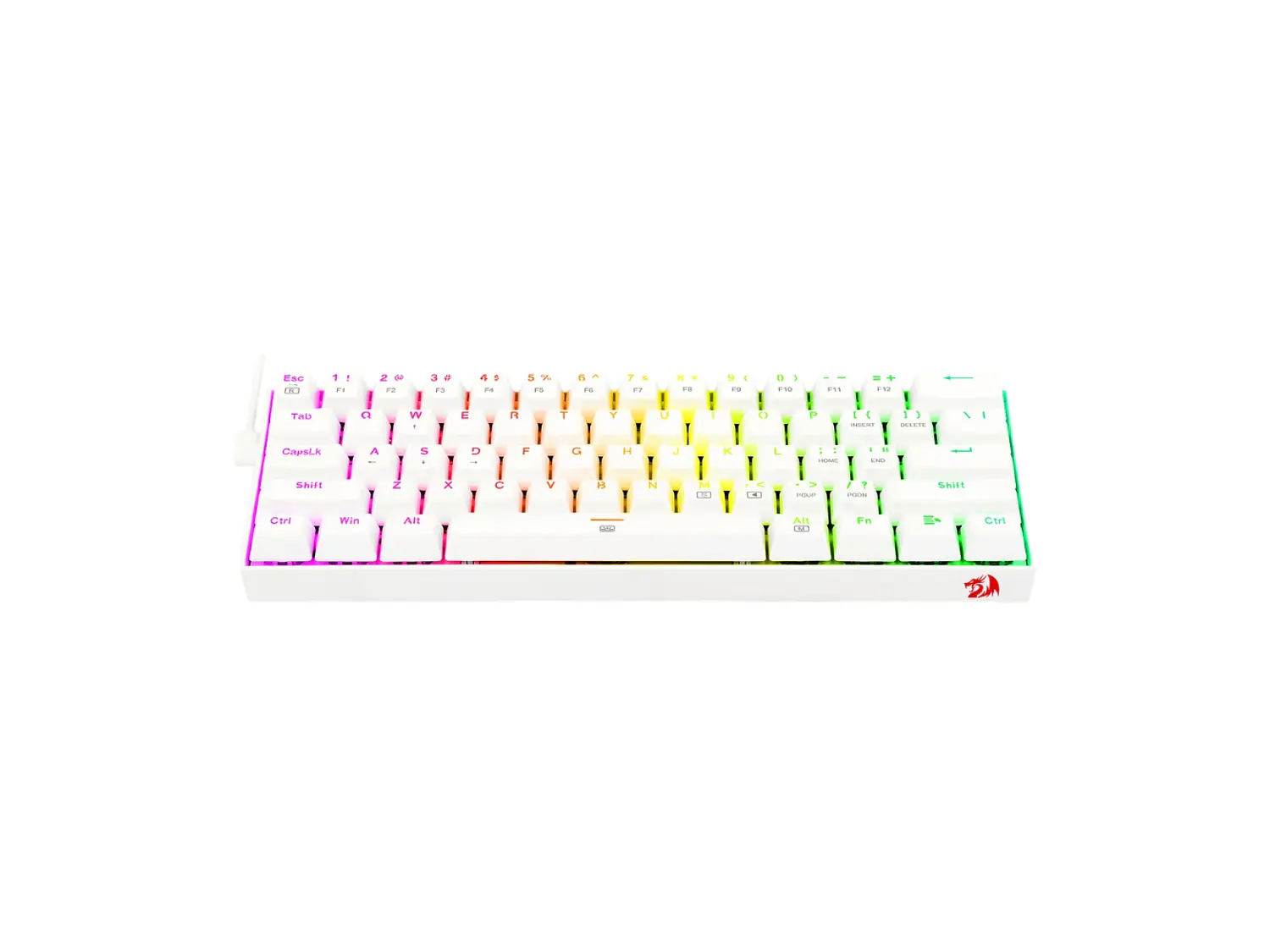 Teclado Redragon Dragonborn K630W RGB, Brown White Español 2