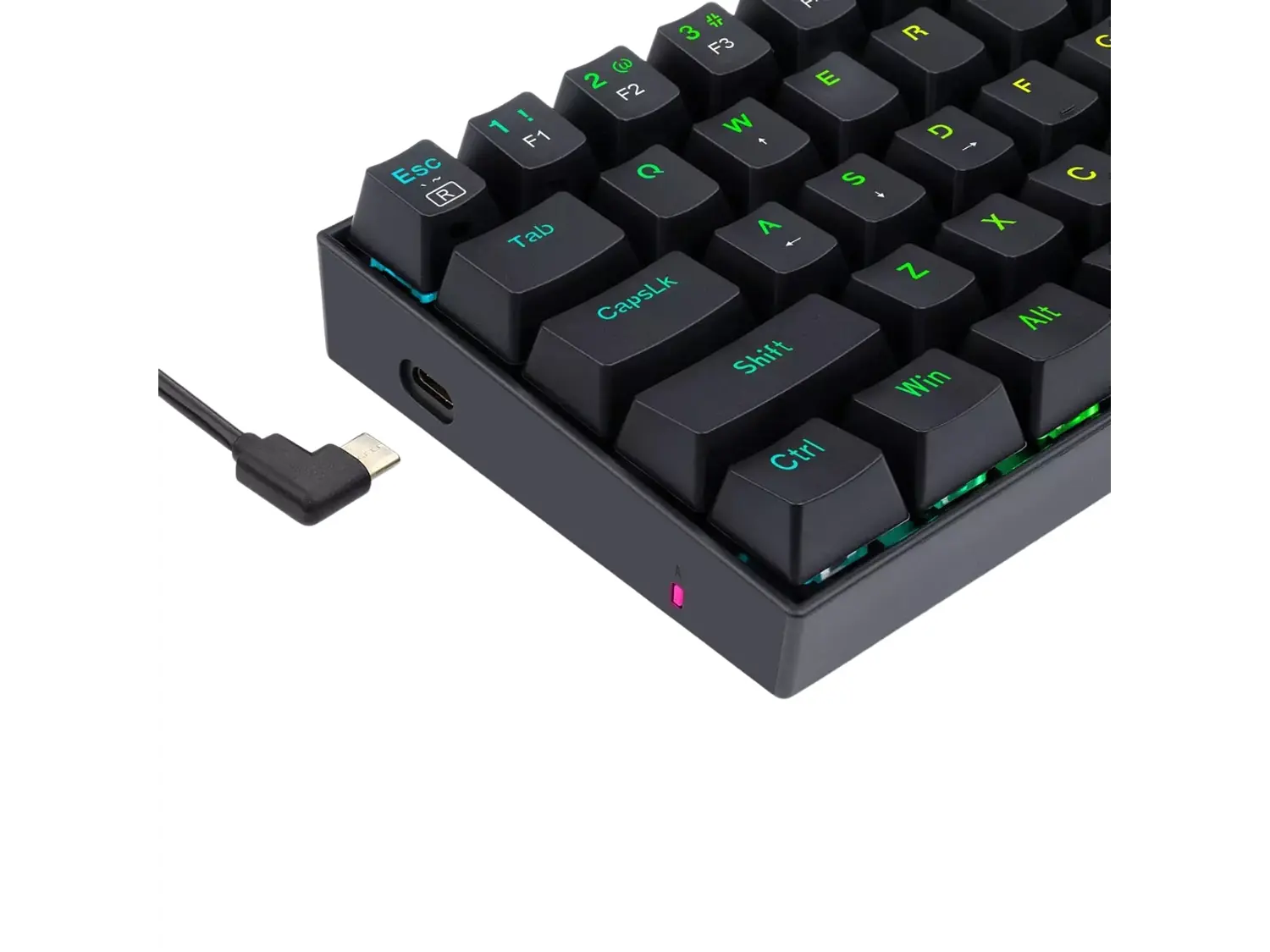 Teclado Redragon Dragonborn  K630, RGB Red Black Español 4
