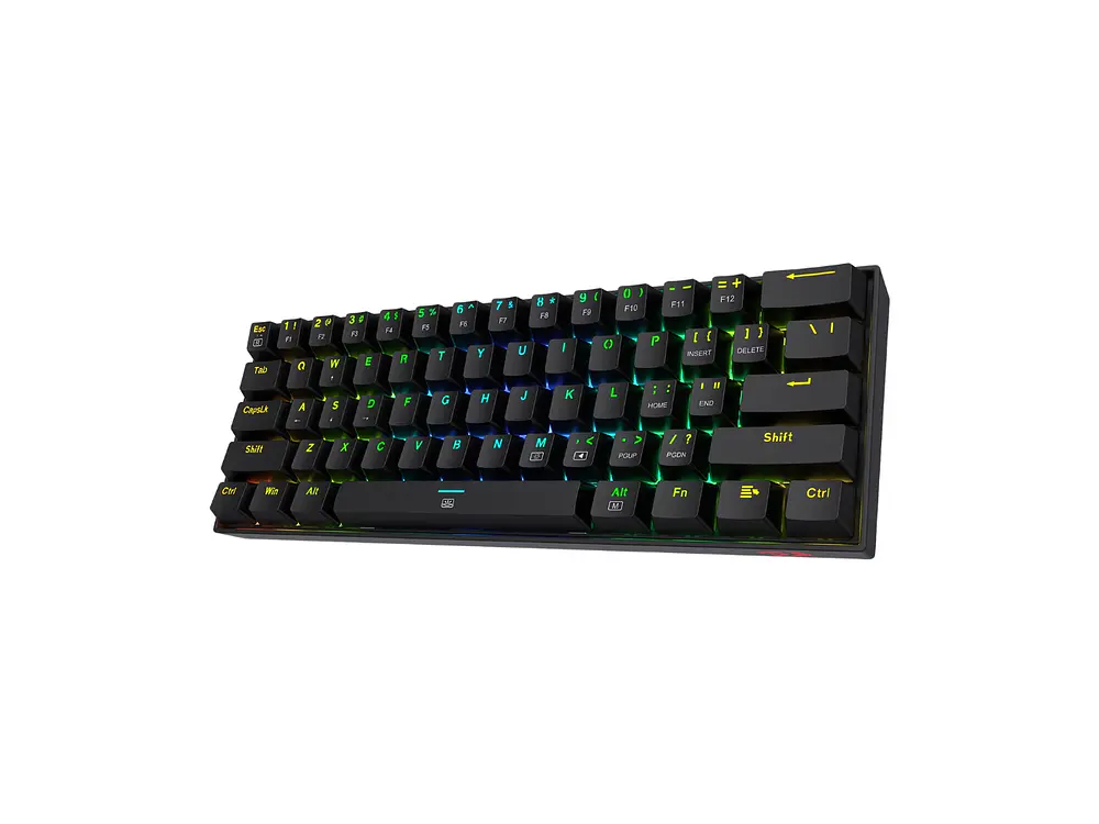Teclado Redragon Dragonborn  K630, RGB Red Black Español 2