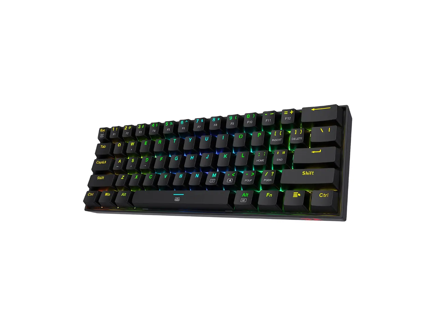 Teclado Redragon Dragonborn  K630, RGB Red Black Español 2