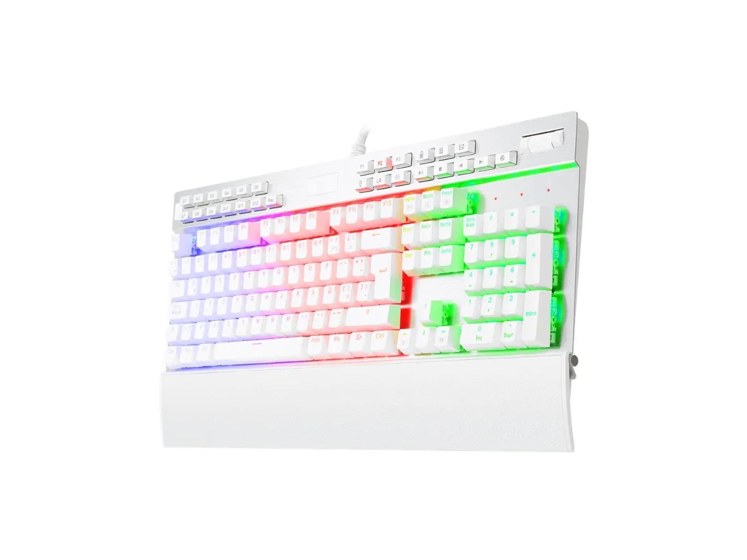 Teclado Redragon Yama K550W-RGB-1 SW-PURPLE White Español 2