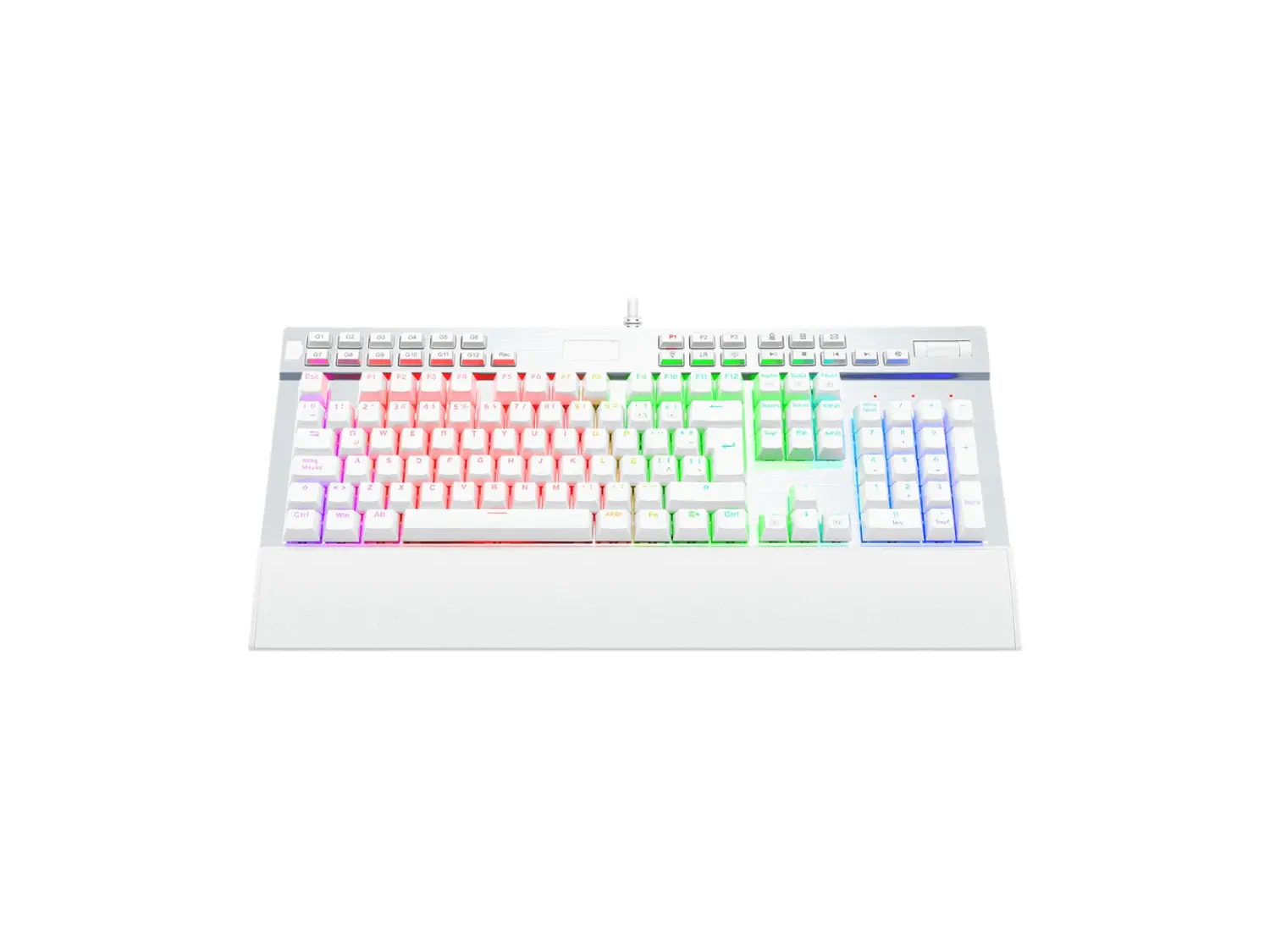 Teclado Redragon Yama K550W-RGB-1 SW-PURPLE White Español 1