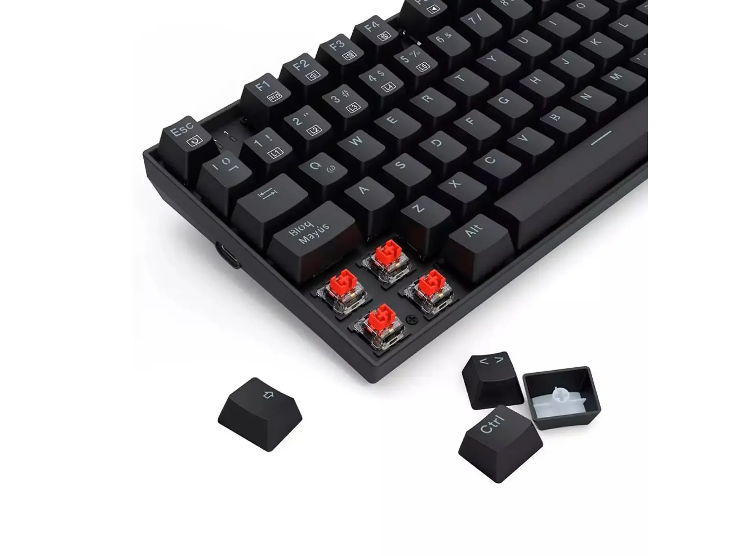 Teclado Redragon Ziggs K669-RGB SW Red Black 3