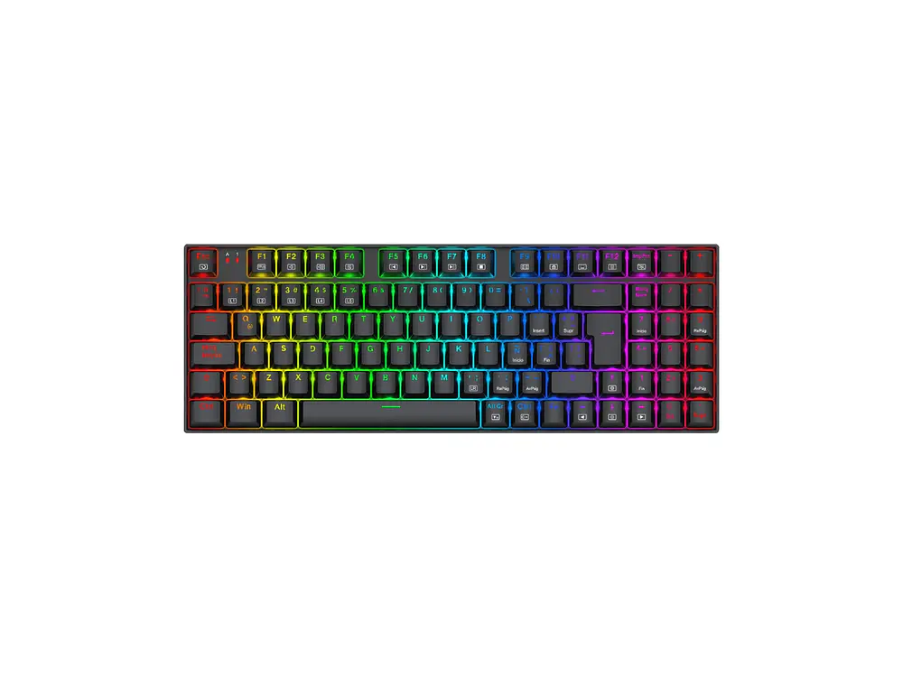 Teclado Redragon Ziggs K669-RGB SW Red Black 1