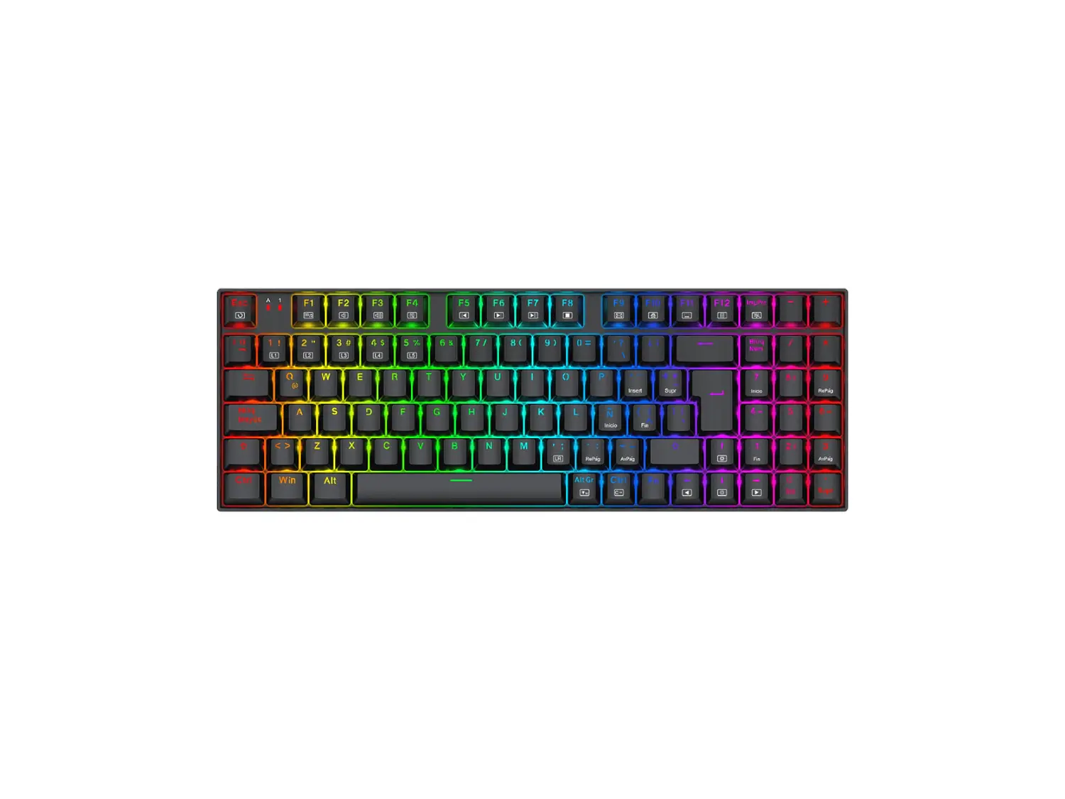 Teclado Redragon Ziggs K669-RGB SW Red Black 1