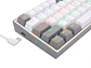 Teclado Redragon Fizz K617-RGB SW-RED White Grey - Miniatura 4