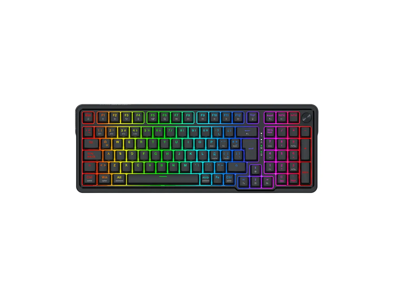 Teclado Wireless Redragon Eisa Pro K686RGB-PRO Black Español 1