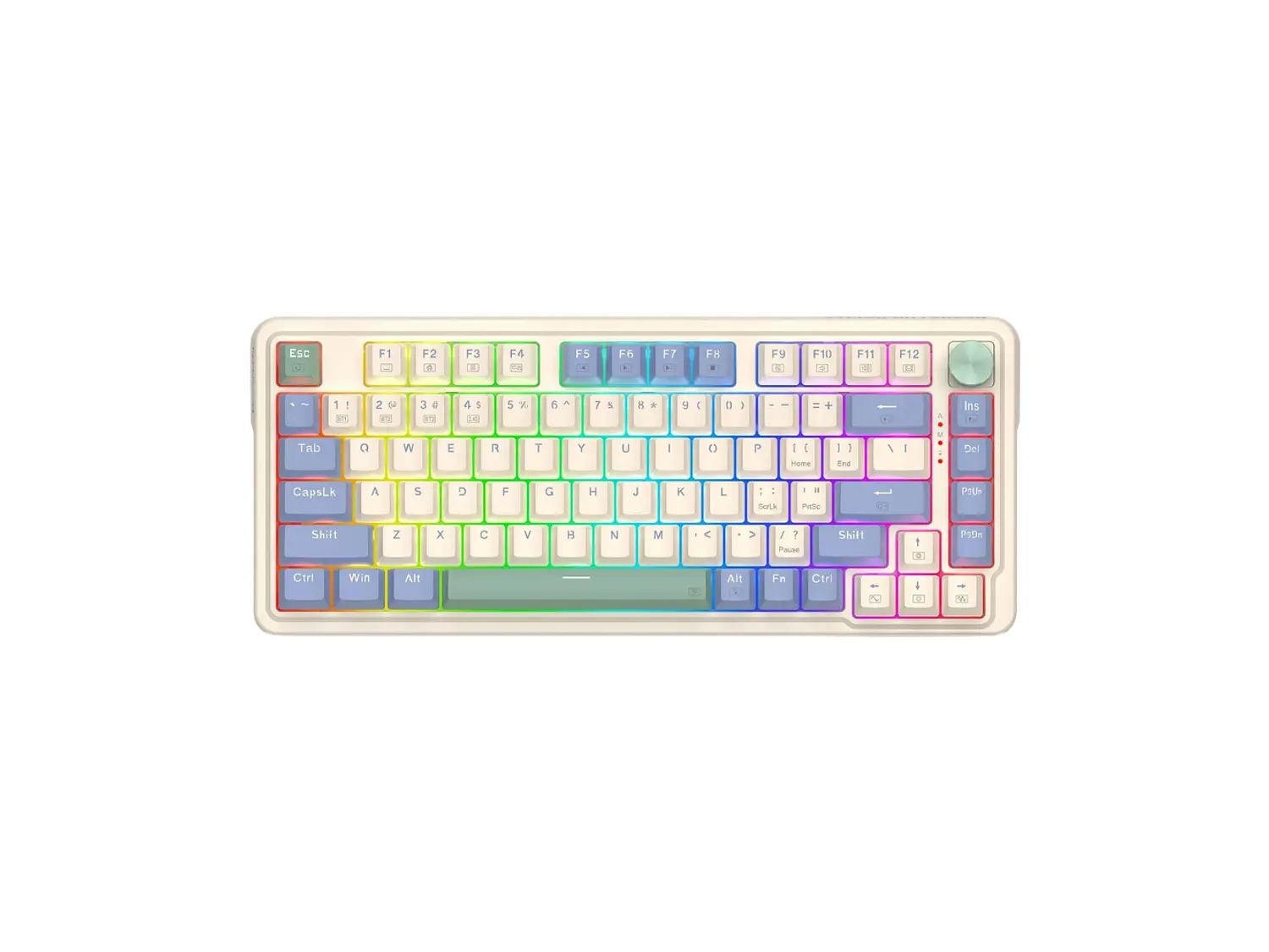 Teclado Wireless Redragon Ucal Pro K673CPG-RGB Pro SW-RED Ingles 1