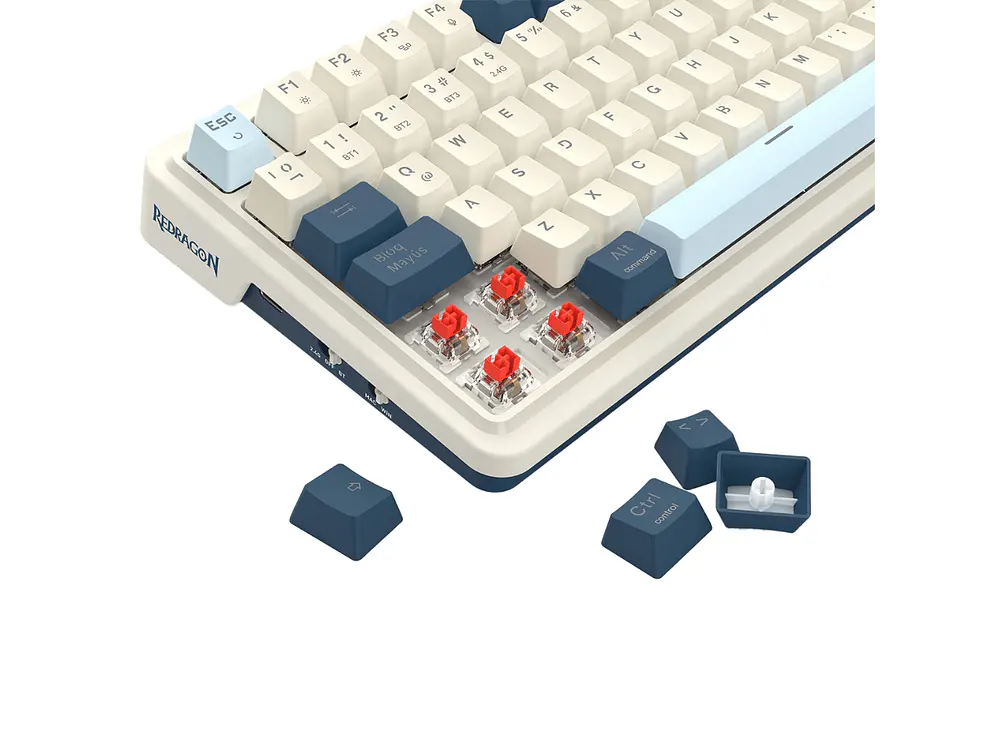 Teclado Wireless Redragon Eisa Pro K686WB-RGB-PRO White Español 4