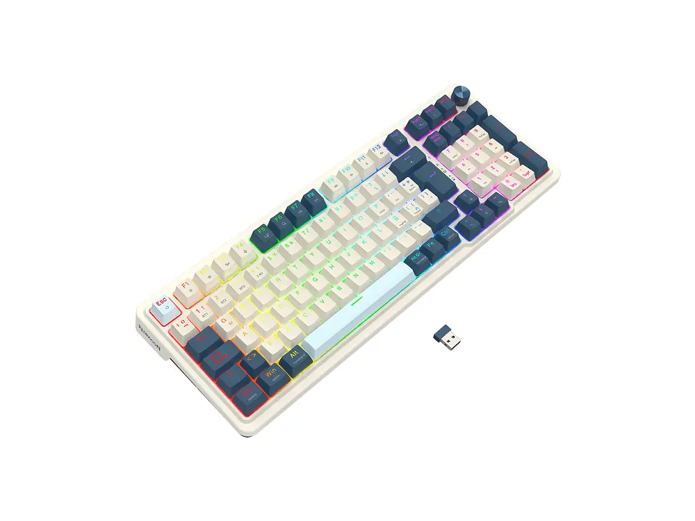 Teclado Wireless Redragon Eisa Pro K686WB-RGB-PRO White Español 3