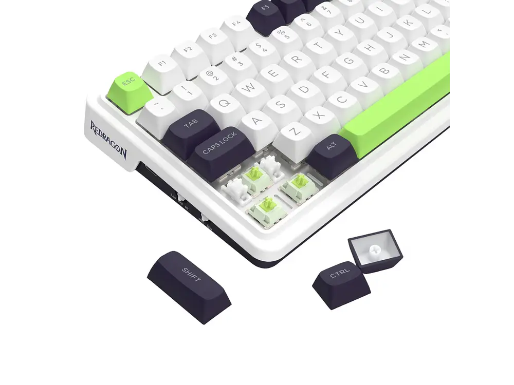 Teclado Wireless Redragon Eisa Max K686WBG-RGB-MAX White Ingles 3
