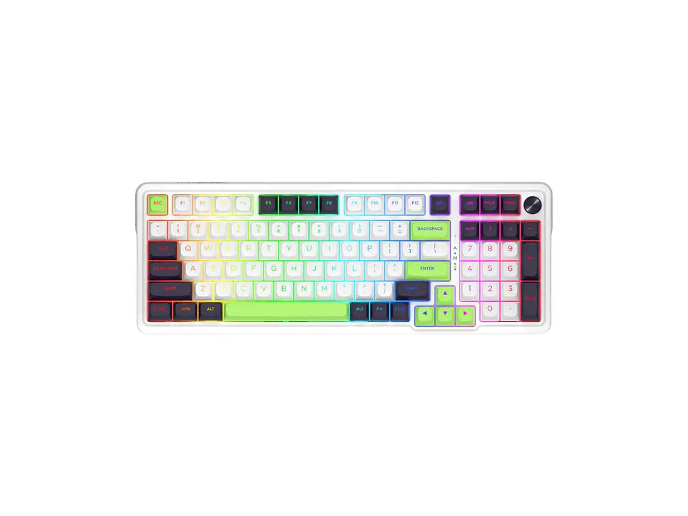 Teclado Wireless Redragon Eisa Max K686WBG-RGB-MAX White Ingles 1