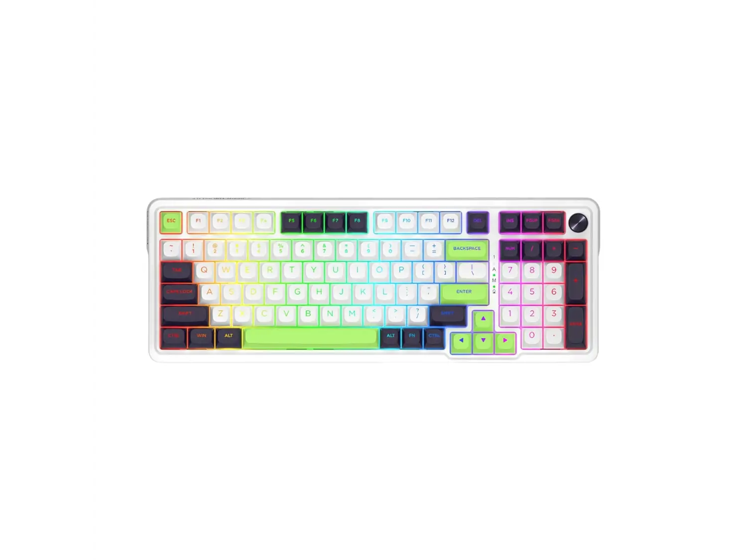 Teclado Wireless Redragon Eisa Max K686WBG-RGB-MAX White Ingles 1