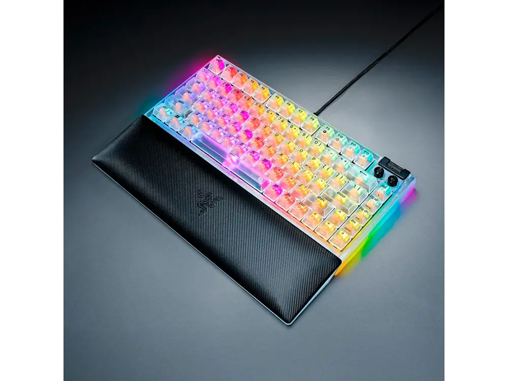 Teclado Gamer Razer Blackwidow V4 75% Phantom White, EN 4
