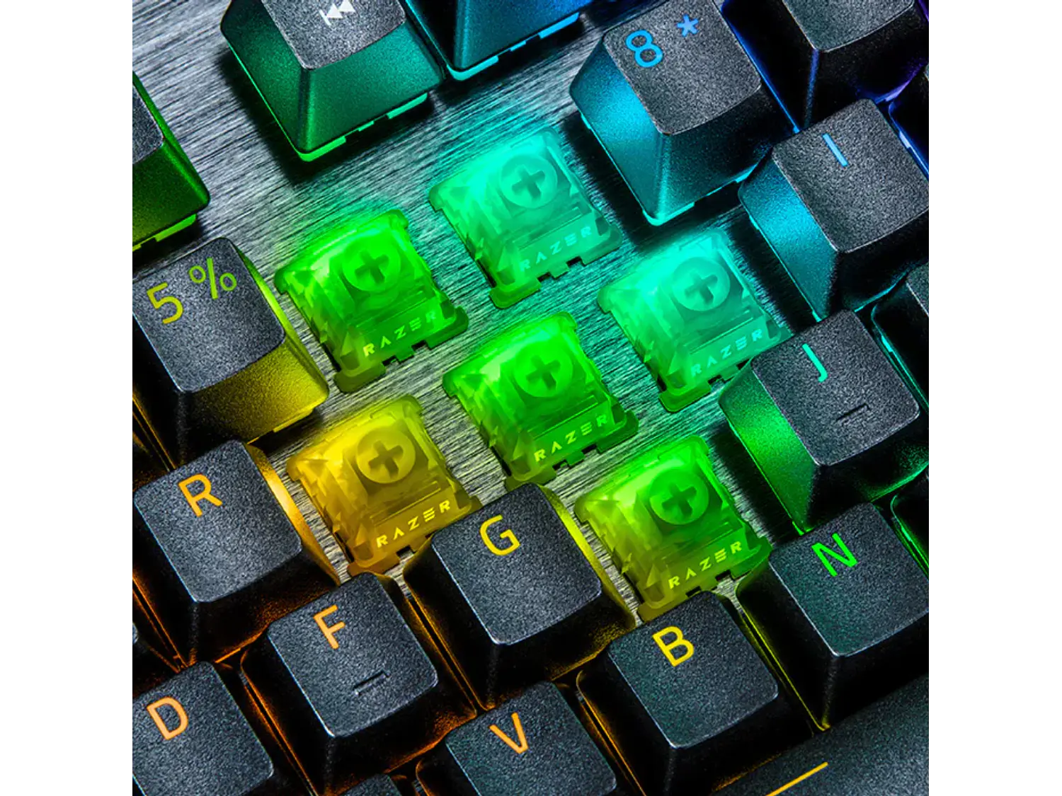 Teclado Razer Huntsman V3 HE Magnetic Mini, Color Negro, 65%, 8 Khz 2