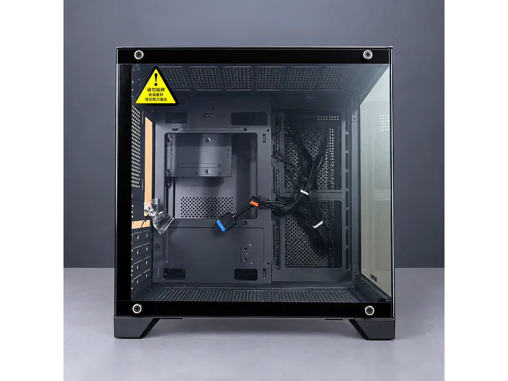Gabinete CoolMoon AocZHTA Seaview, Color Negro, 7 Fan 120mm, Micro Atx, itx 3