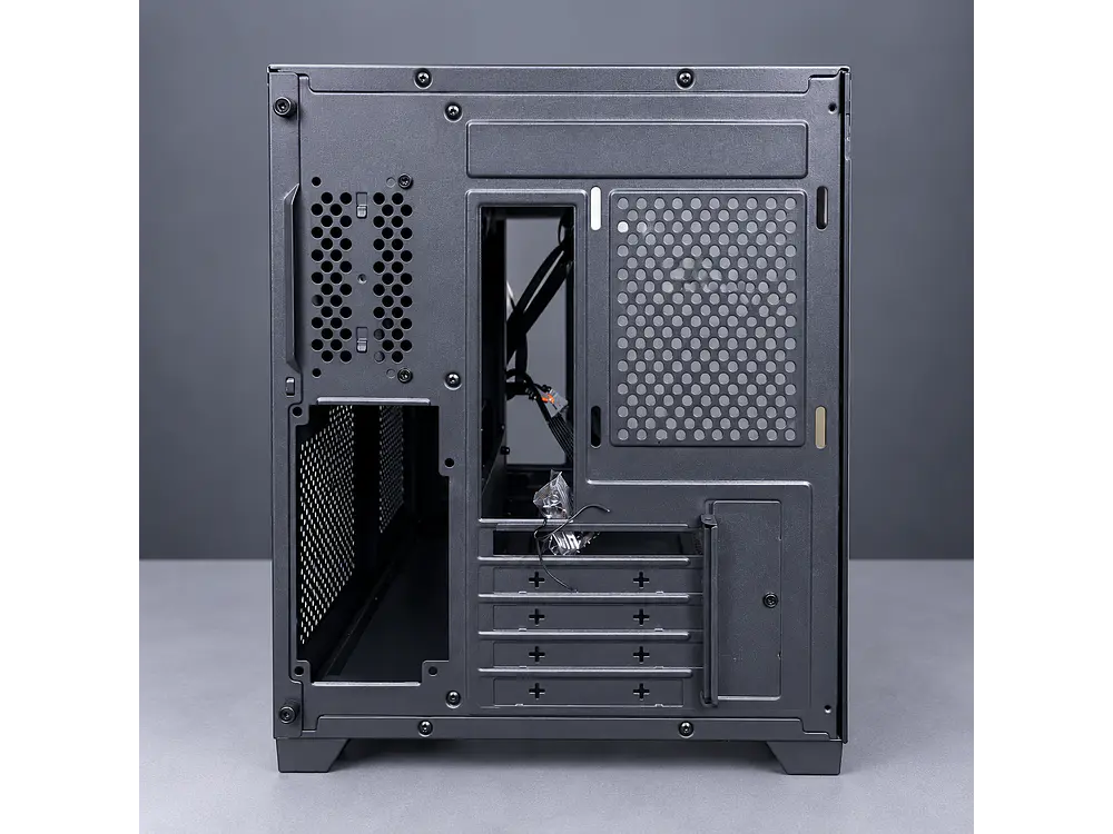 Gabinete CoolMoon AocZHTA Seaview, Color Negro, 7 Fan 120mm, Micro Atx, itx 4