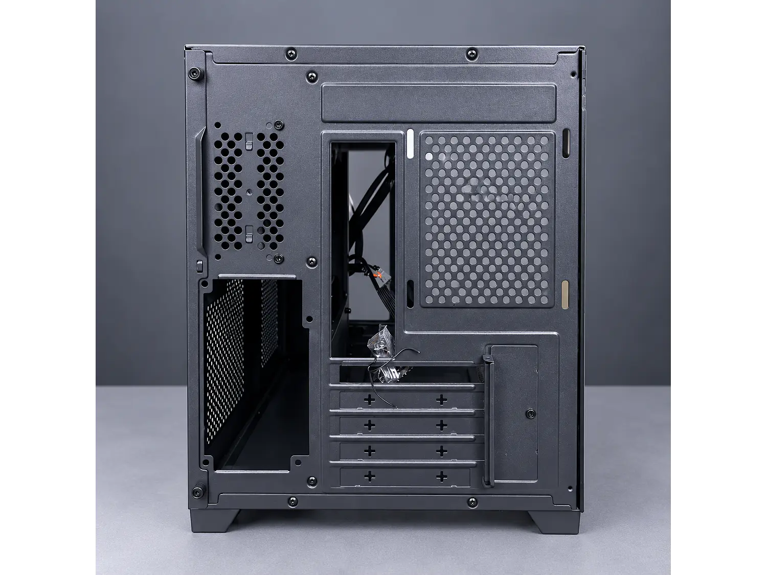 Gabinete CoolMoon AocZHTA Seaview, Color Negro, 7 Fan 120mm, Micro Atx, itx 4
