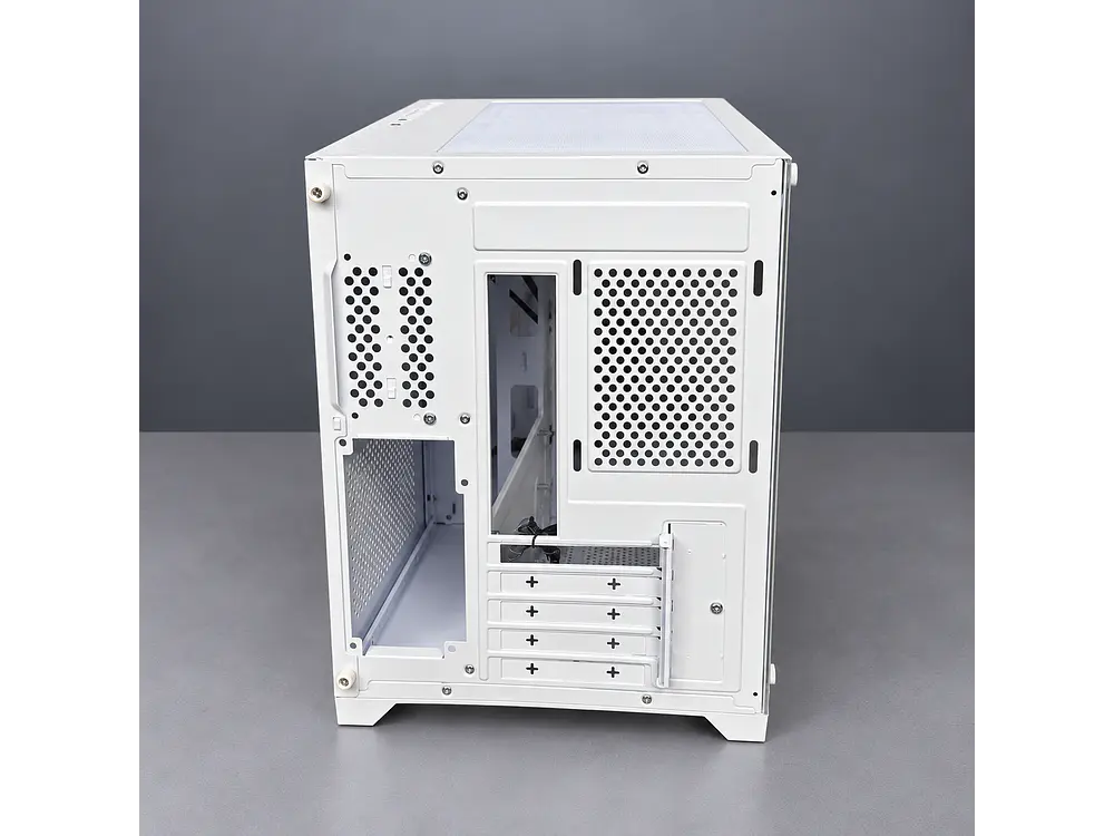 Gabinete CoolMoon AocZHTA Seaview, Color Blanco, 7 Fan 120mm, Micro Atx, itx 3