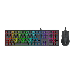 Kit Gamer Redragon S146 K668 Full Size Español (ES) + Mouse M724 Negro