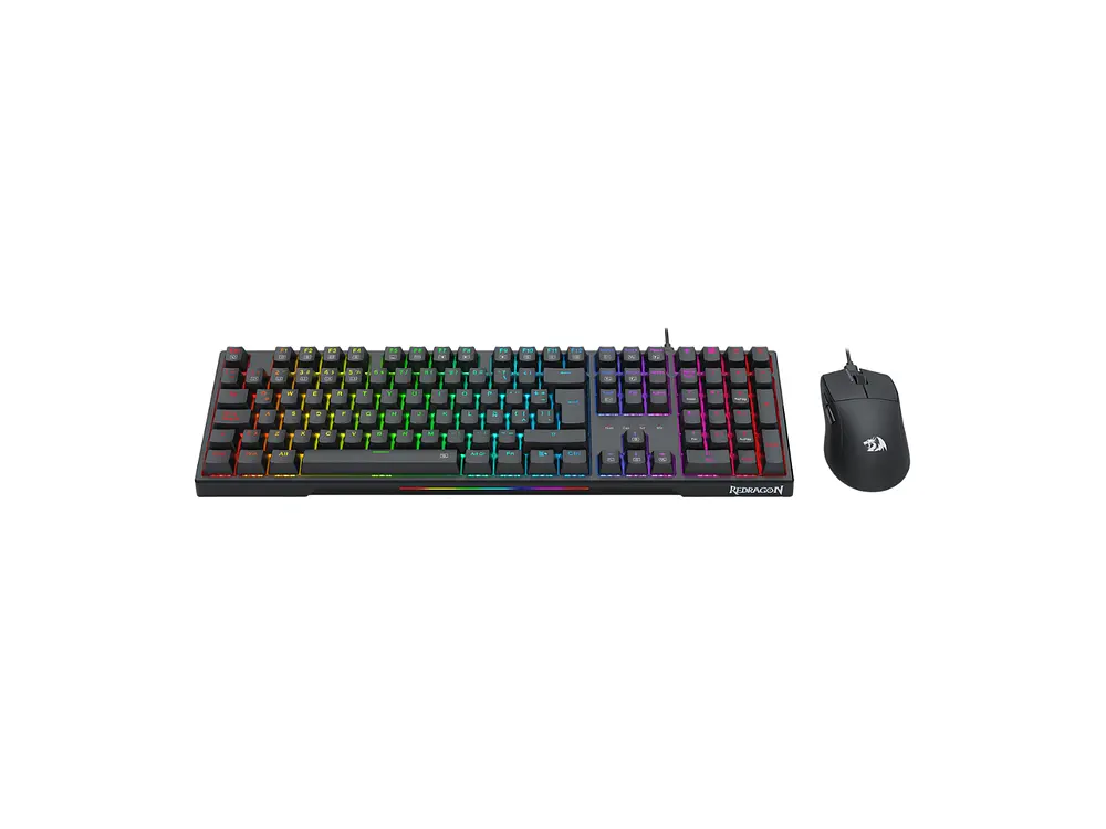 Kit Gamer Redragon S146 K668 Full Size Español (ES) + Mouse M724 Negro 2
