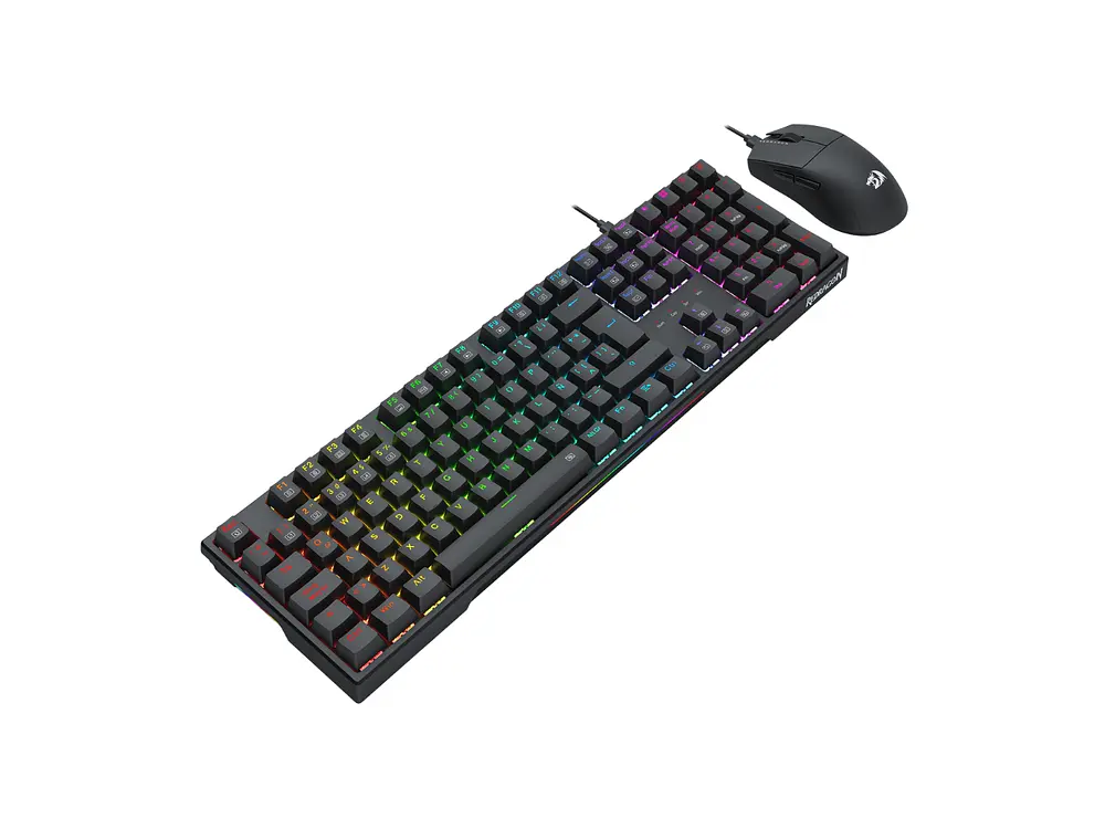 Kit Gamer Redragon S146 K668 Full Size Español (ES) + Mouse M724 Negro 5