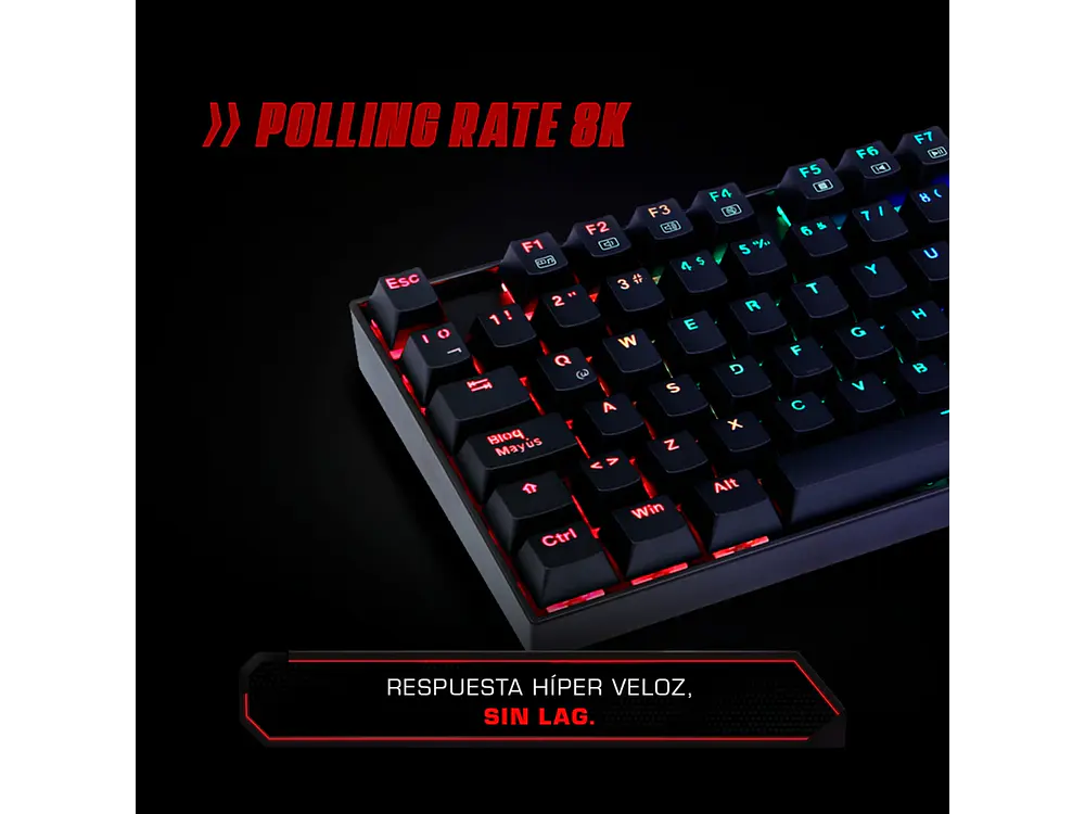 Teclado Redragon kumara K552RGB-M SP 11
