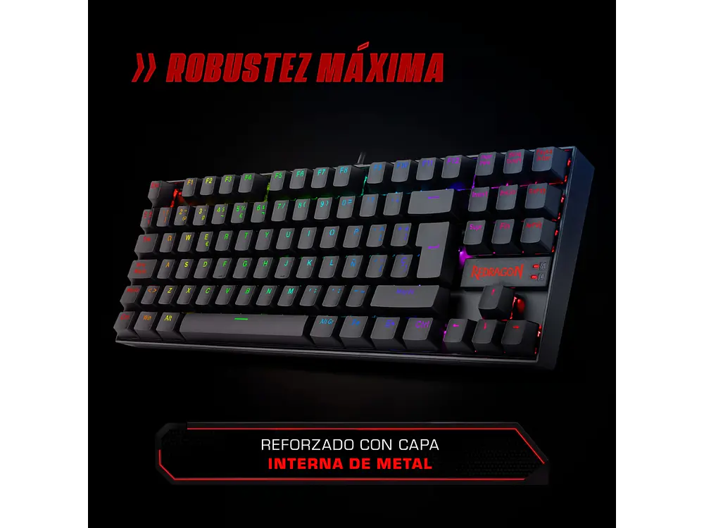 Teclado Redragon kumara K552RGB-M SP 12