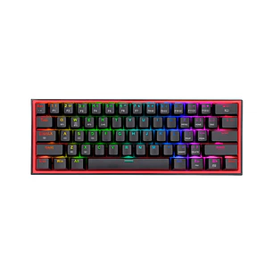 Teclado Gamer Redragon Fizz K616 PRO Rgb, Wireless, Español, Sw Red