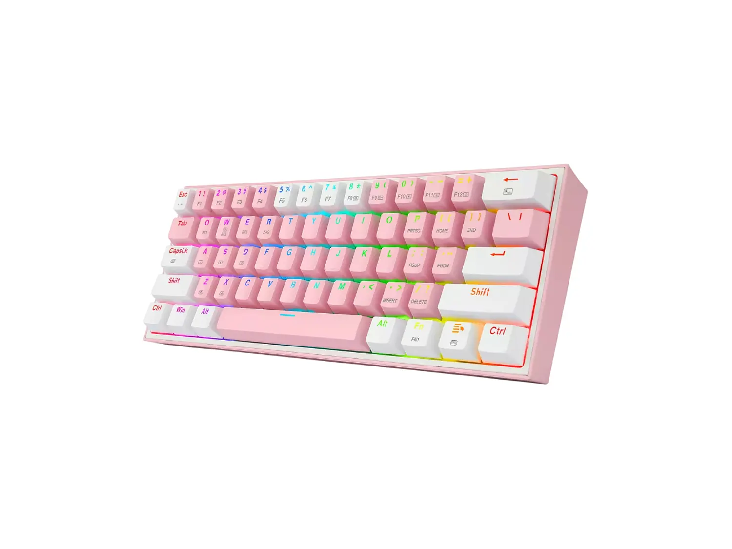 Teclado Redragon Fizz Pro K616-RGB SW-RED Pink White 2
