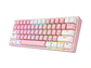 Teclado Redragon Fizz Pro K616-RGB SW-RED Pink White - Miniatura 2