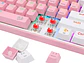 Teclado Redragon Fizz Pro K616-RGB SW-RED Pink White - Miniatura 3