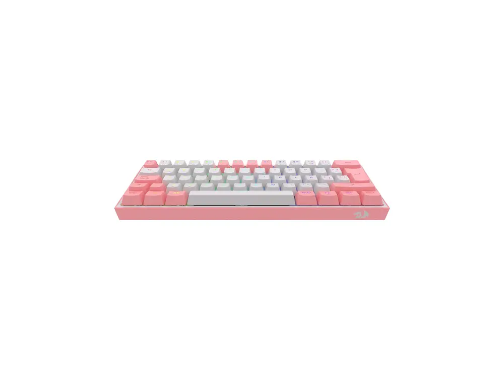 Teclado Redragon Fizz Pro K616-RGB SW-RED White Pink 2