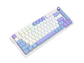 Teclado Redragon Ucal Max K673WBP-RGB-MAX (Blanco, Azul, Purpura) - Miniatura 4