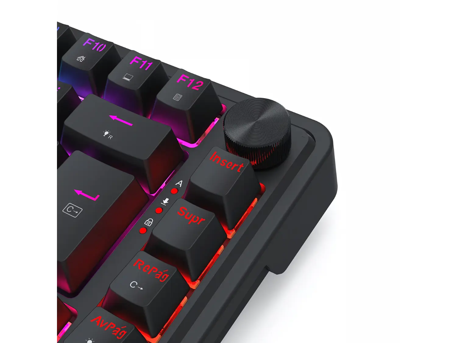 Teclado Ucal K673RGB-M SP Magnetic Wired 9