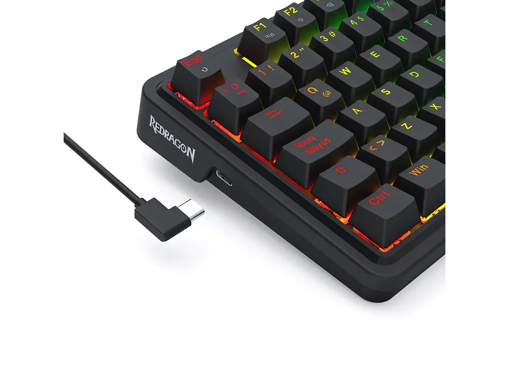 Teclado Ucal K673RGB-M SP Magnetic Wired 7