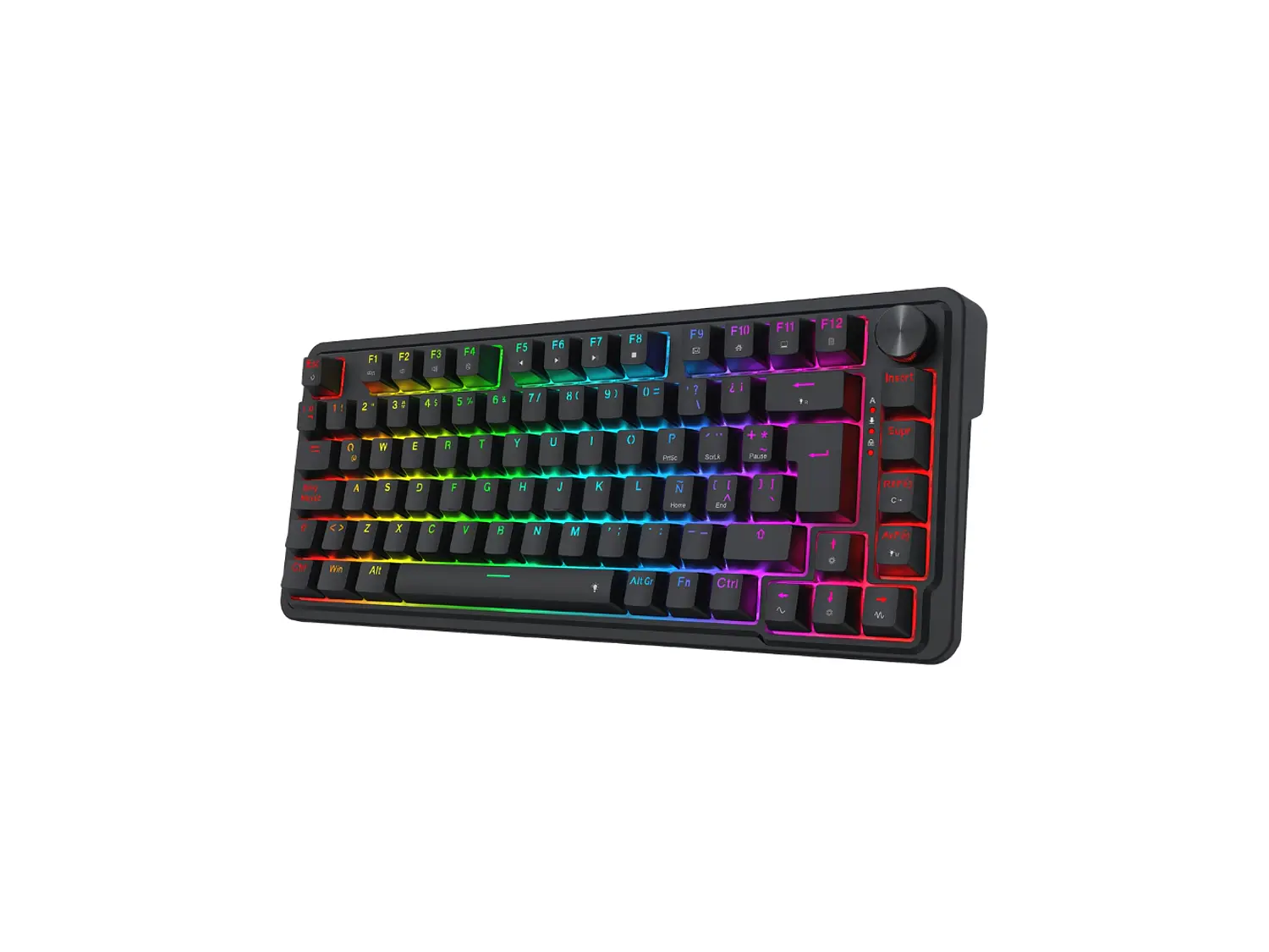 Teclado Ucal K673RGB-M SP Magnetic Wired 3