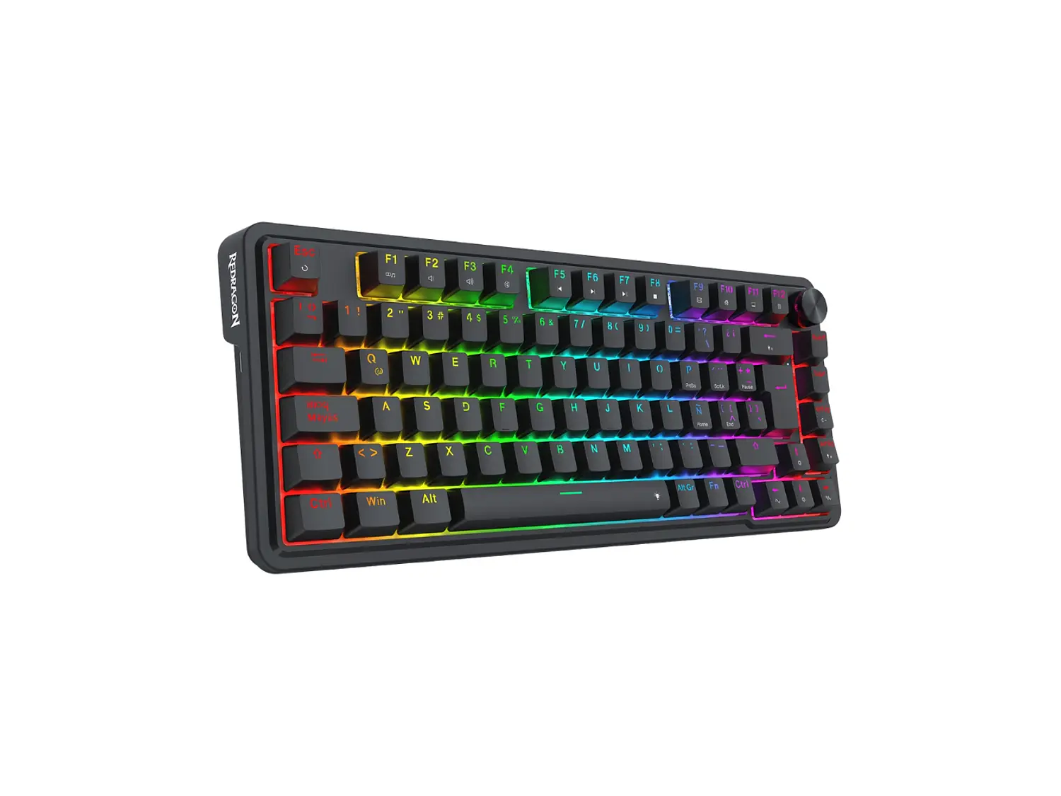 Teclado Ucal K673RGB-M SP Magnetic Wired 4