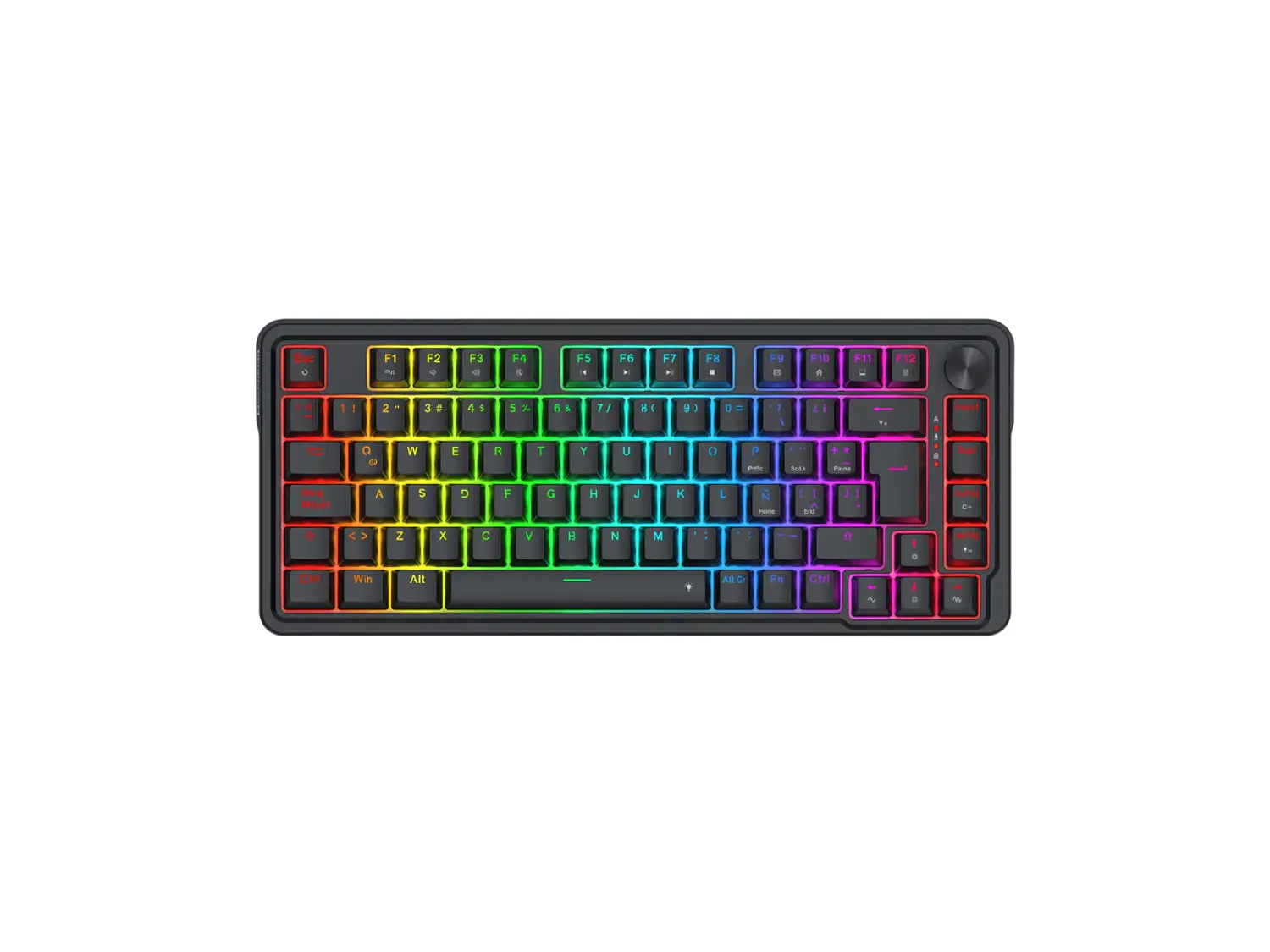 Teclado Ucal K673RGB-M SP Magnetic Wired 1